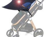 Universal Stroller Sun Shade Anti-UV UPF50+ Canopy Adjustable Stroller Canopy Windproof Cover Sun Protection UV Cover for Stroller Carrycot Pram PYP-3110 7374735460037