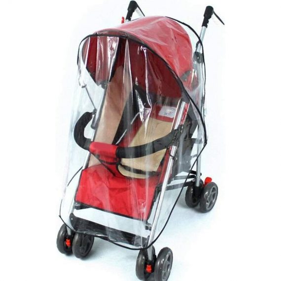 Baby Stroller Rain Cover - Folding Raincoat with Easy Access and Exit Universal for Stroller 15, 7x14, 8cm BRU-15432 6286582820746