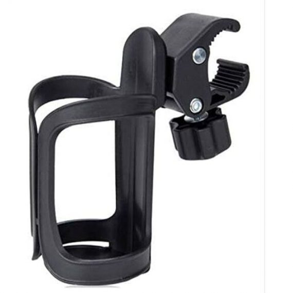 Cup Holder for Strollers, Bottle Holder Bike Cup Holder Cup Holder 360 Degree Rotation Bottle Holder for Bikes, Mountain Bikes and Wheelchairs (Black) YGF06301