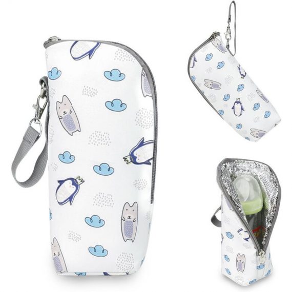 Insulated Portable Baby Bottle Bags Infant Feeding Bottle Thermal Bags Breastmilk Storage Hang Stroller BJ036851WKX 9489662565347