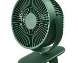 Mini Clamp Fan, Small usb Fan with 4000mAh Rechargeable Battery, 4 Speed, Max 14 Hours, Small and Quiet for Bed, Desk, Stroller - Dark Green Dksfjkl DK-16171 6900235599994