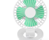 Baby Stroller Fan, Clip Battery Fan Baby Fan with 3 Adjustable Speeds Car Seat Clip Fans Travel Camping, Pink White with Battery DK-15113 6900235582279