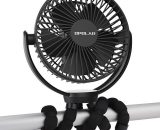 5000mAh Stroller Fan, Ultra Quiet usb Clamp Fan, Portable Fan with Flexible Tripod, Rotating Fan Used... Y0001-UK1-K0024-220721-020 8701080744052