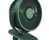 Mini Clip-on Fan, Small usb Fan with Rechargeable Battery, Multi Speed, Small and Quiet, Fits Bed, Desk, Stroller - Dark Green Y0004-UK1-K0005-220419-062 3211193947011
