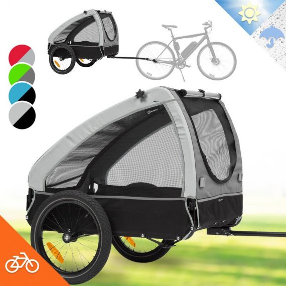 klarfit Husky Bicycle Dog Trailer approx. 250L 600D Oxford Canvas Green 4060656513992 4060656513992